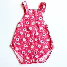 1940's Little Red print Romper 9-12 months