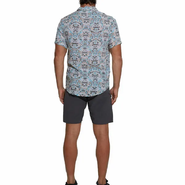 69SLAM  |Tropical Patterns Unisex Street Style Short Sleeves Shirts