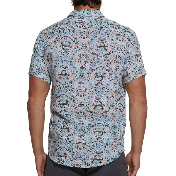 69SLAM  |Tropical Patterns Unisex Street Style Short Sleeves Shirts