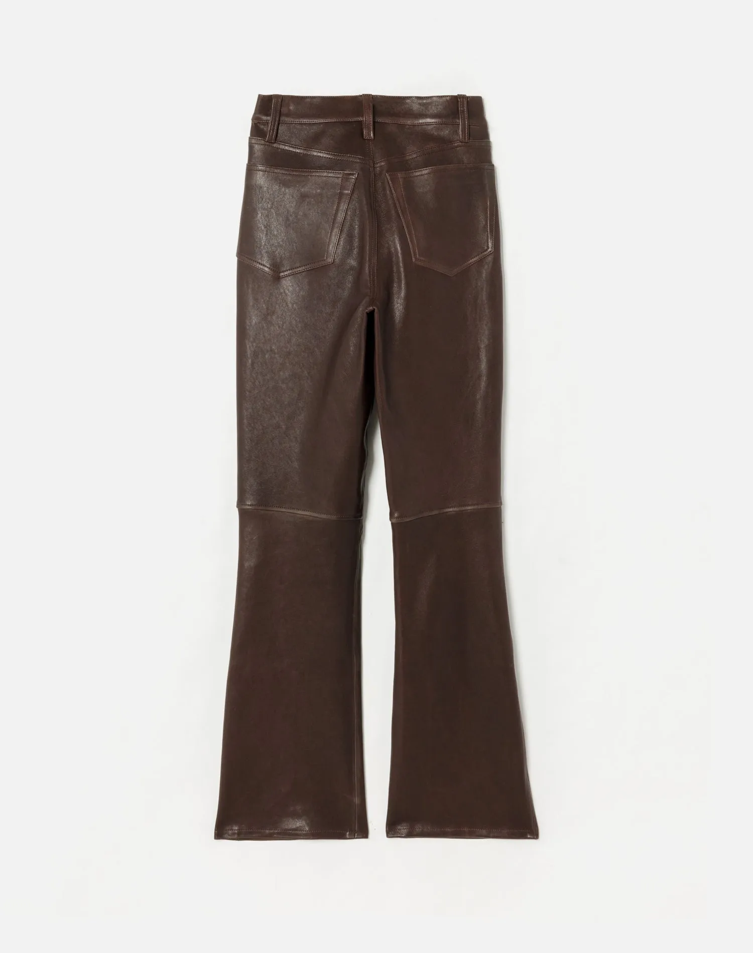 70s Stretch Bootcut - Brown Leather