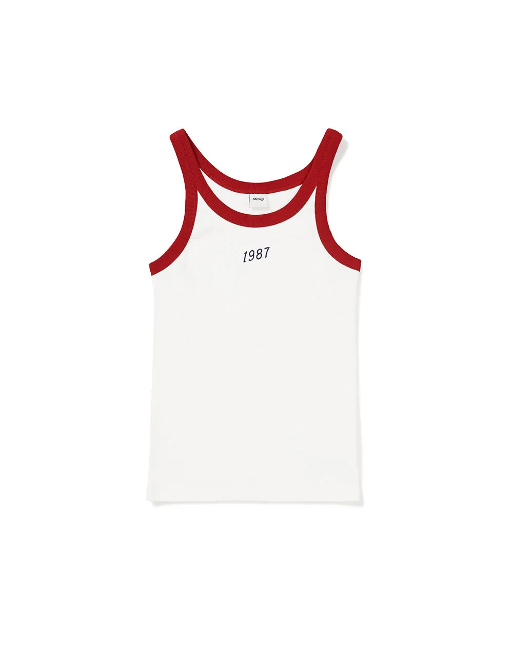 87MM  |Sleeveless Street Style U-Neck Plain Cotton Logo