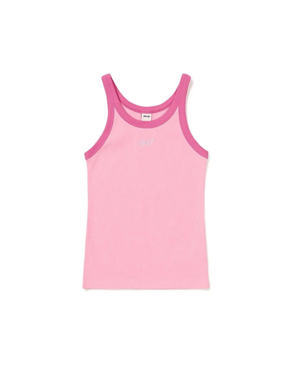 87MM  |Sleeveless Street Style U-Neck Plain Cotton Logo