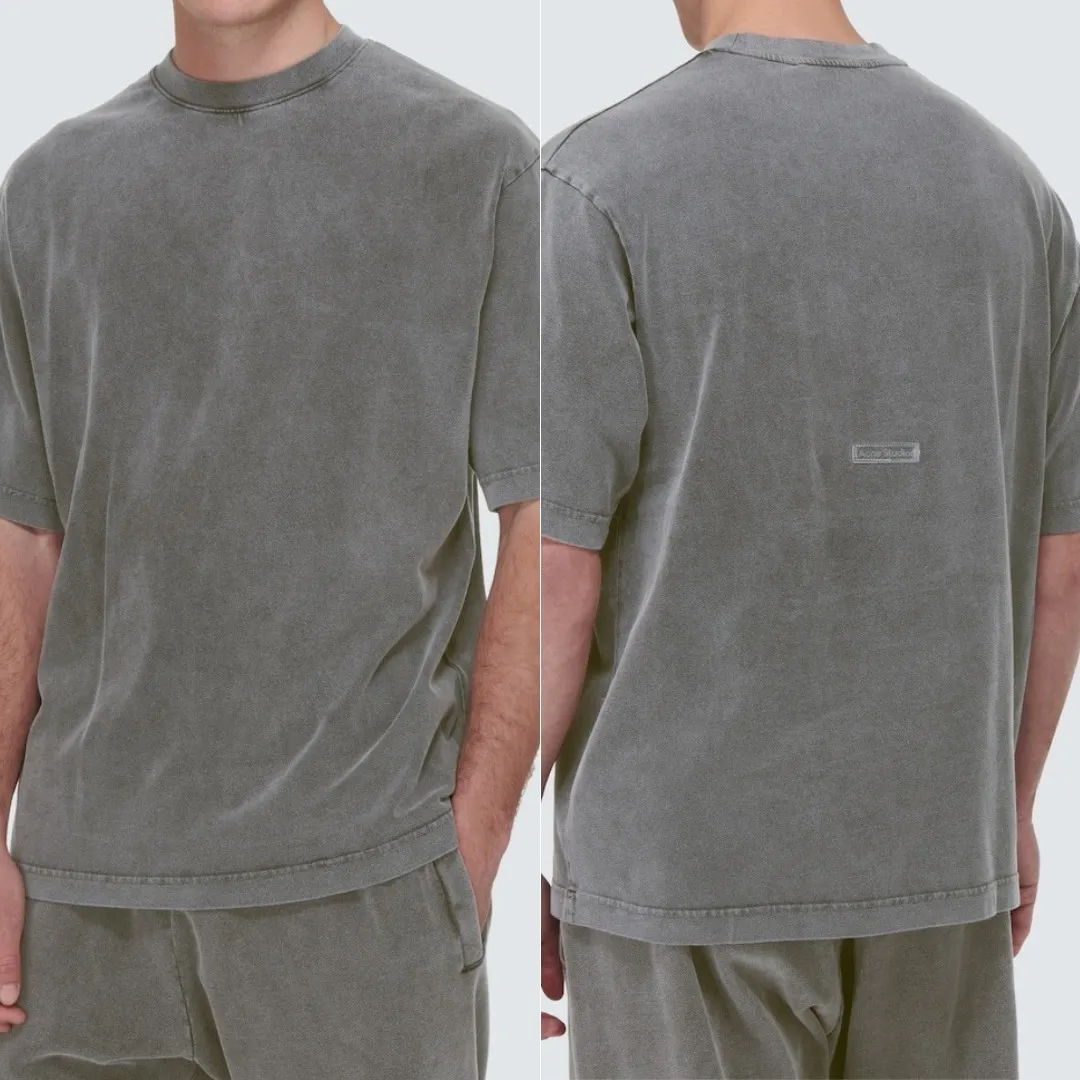 Acne Studios  |Crew Neck Unisex Street Style Plain Cotton Short Sleeves