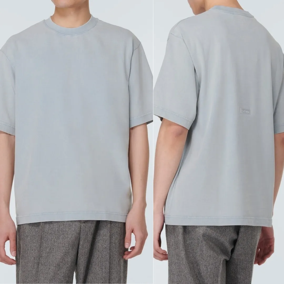 Acne Studios  |Crew Neck Unisex Street Style Plain Cotton Short Sleeves