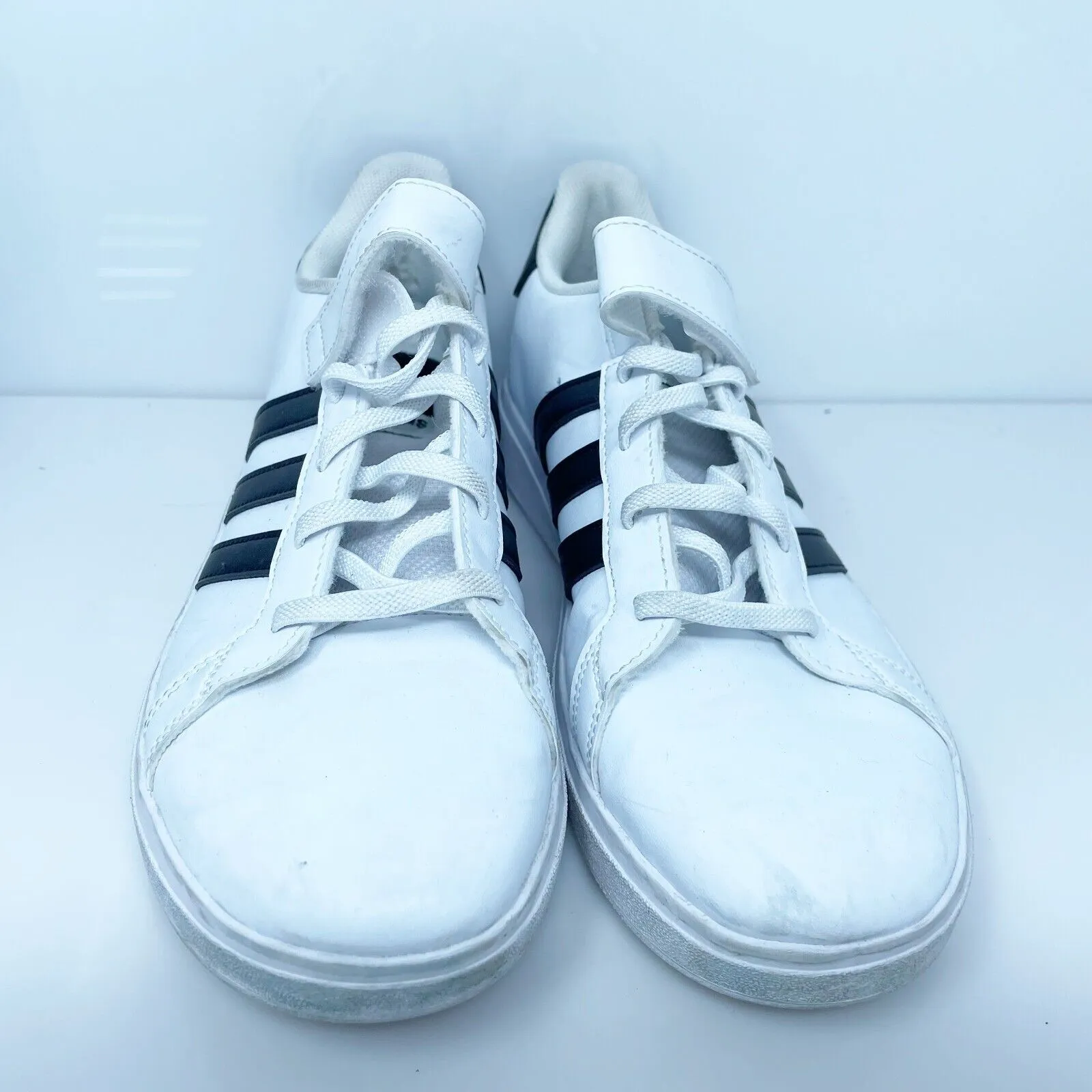 Adidas Boys Grand Court 2.0 GW6521 White Casual Shoes Sneakers Size 6.5