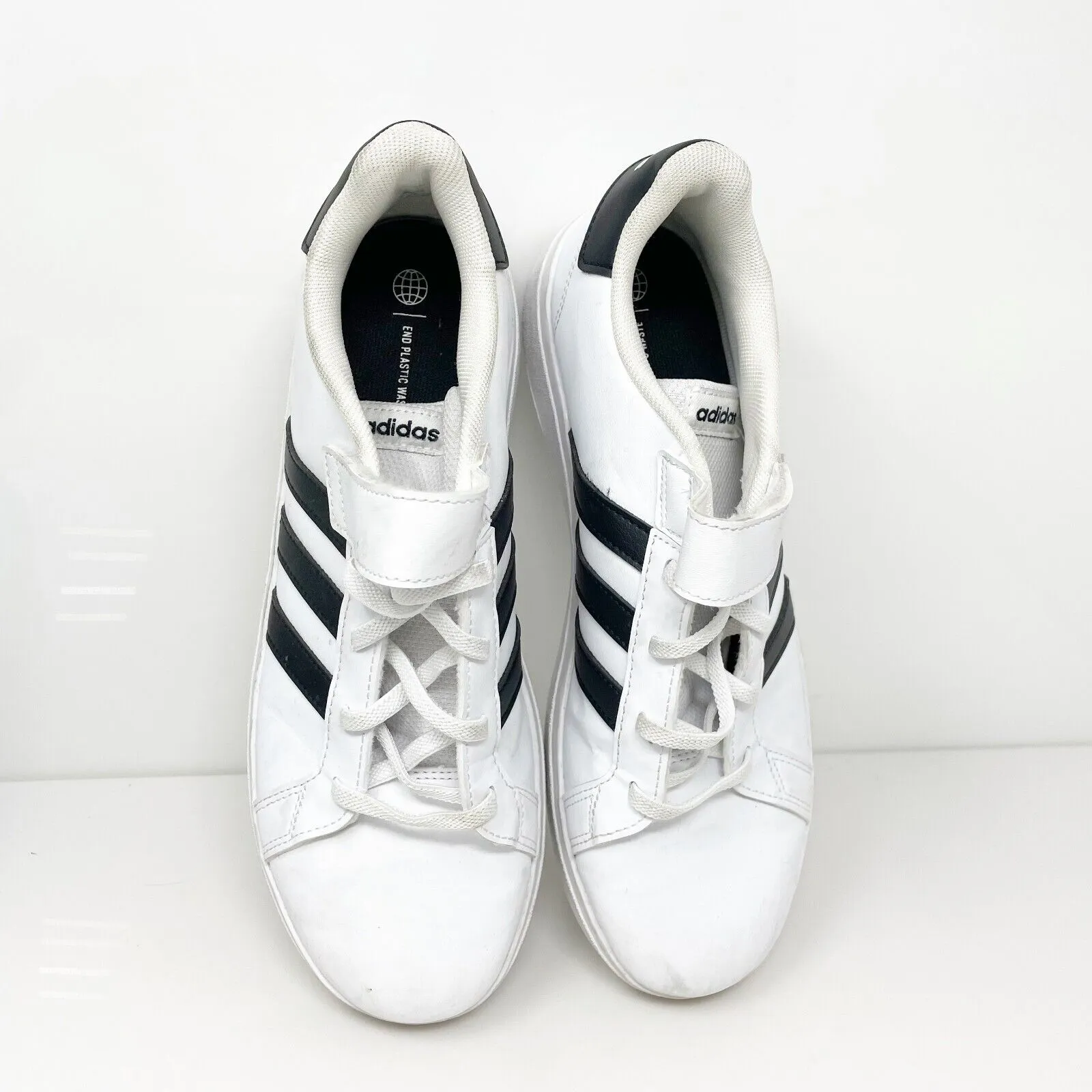 Adidas Boys Grand Court 2.0 GW6521 White Casual Shoes Sneakers Size 6.5