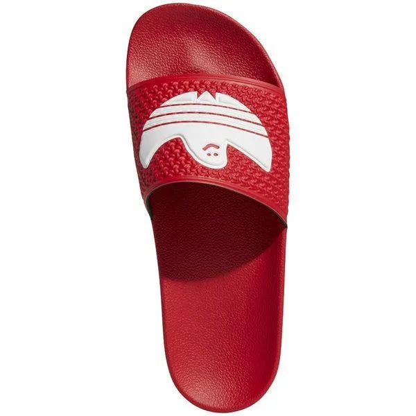 Adidas Mark Gonzales Shmoofoil Slides Scarlet - Footwear White