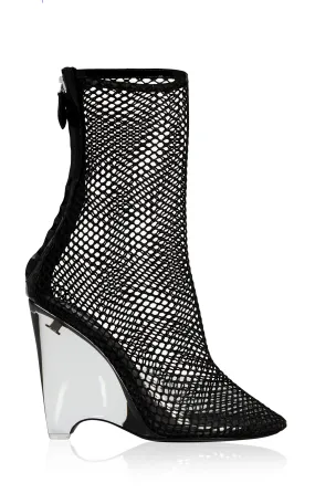 ALAÏA Wedge Mesh Boots