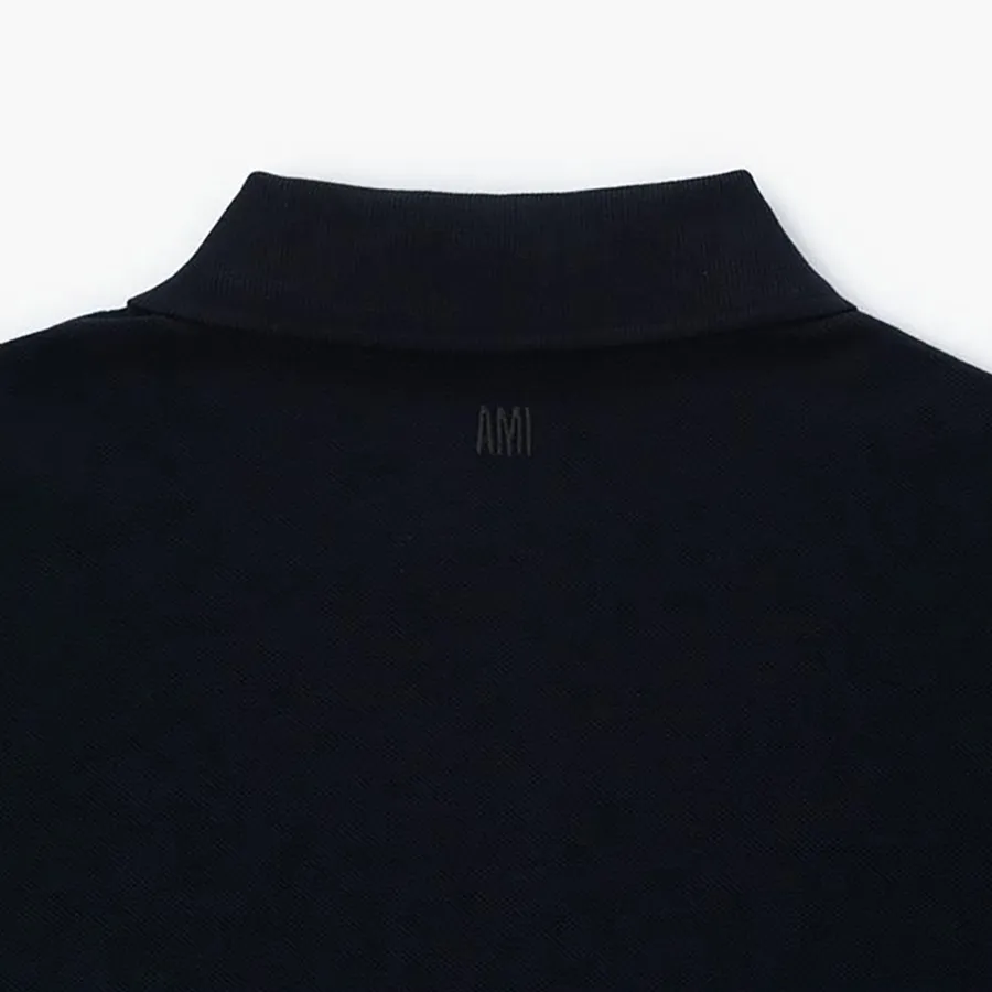 AMI PARIS  |Unisex Street Style Short Sleeves Logo Designers Polos