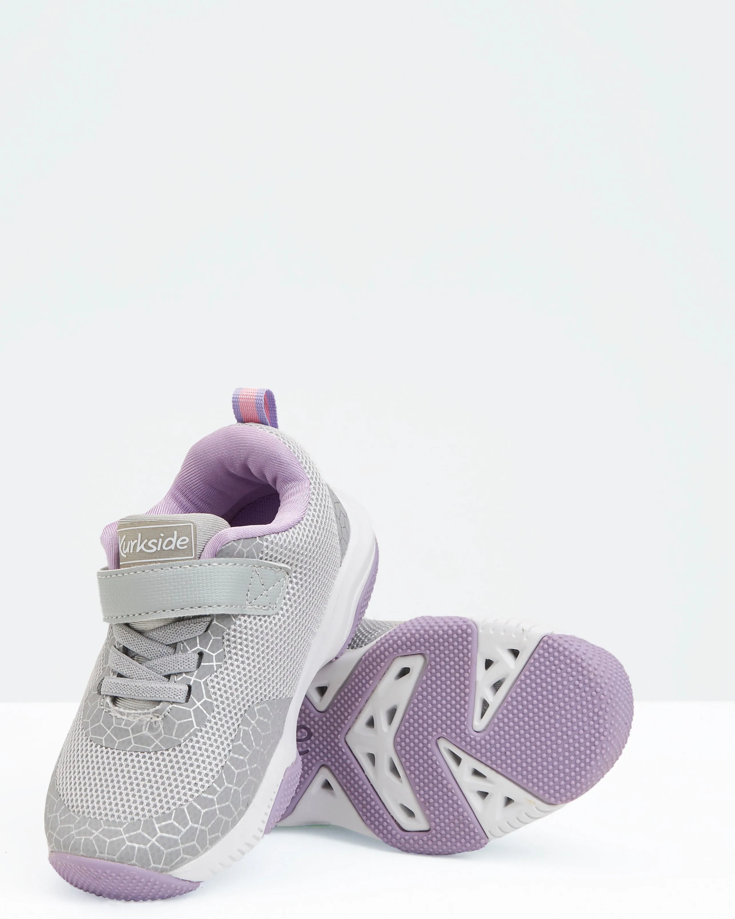 Amphibian II Sneaker (Kids & Toddler) - Grey/ Lilac