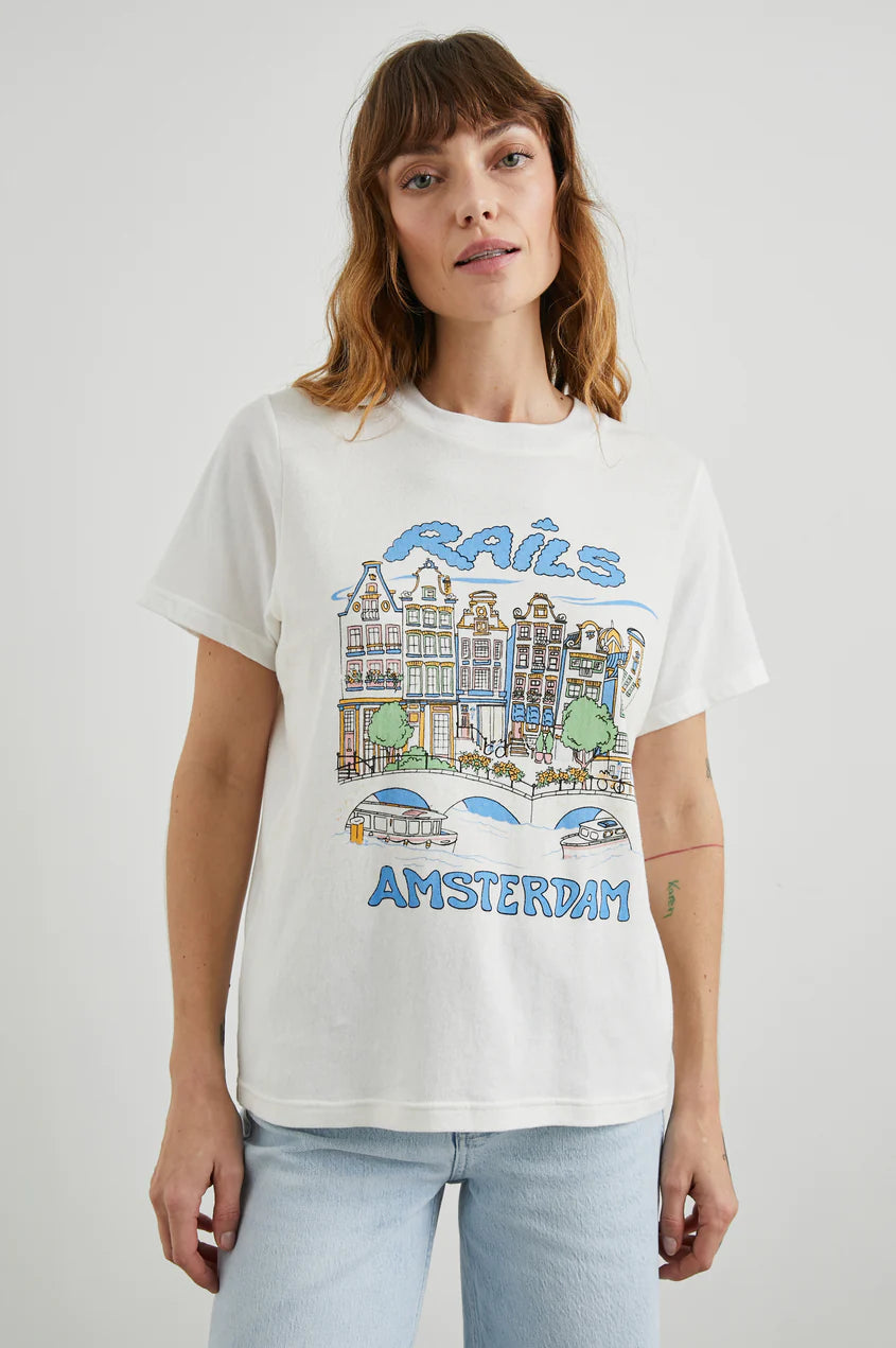 Amsterdam Graphic Boyfriend T-shirt