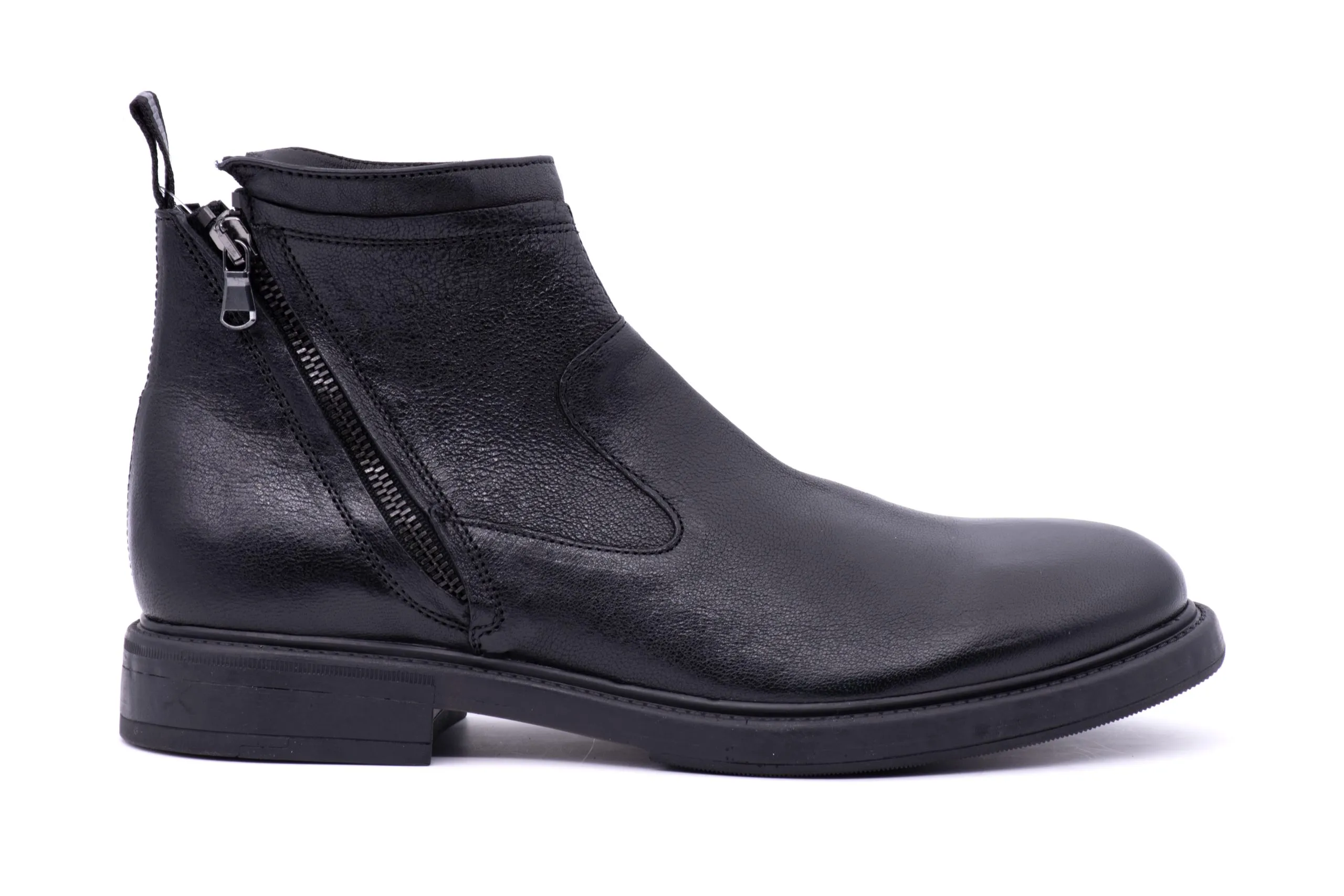 Ankle Boot in Aged Effect Leather