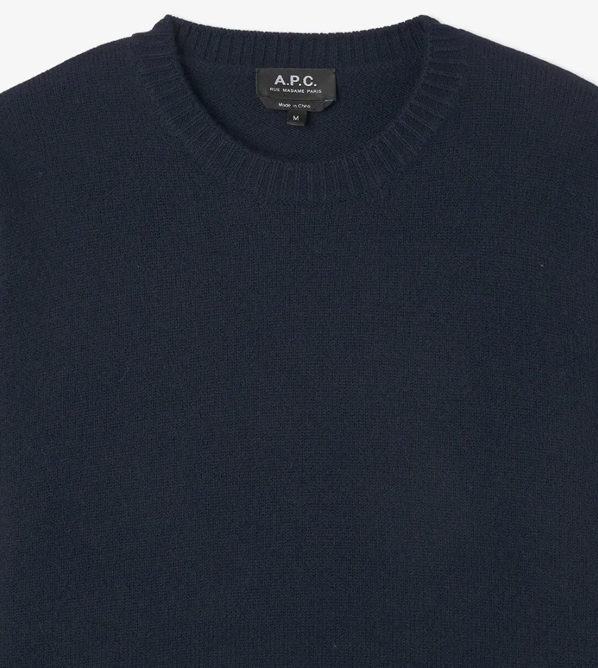 A.P.C.  |Unisex Street Style Collaboration Logo Designers Sweatshirts