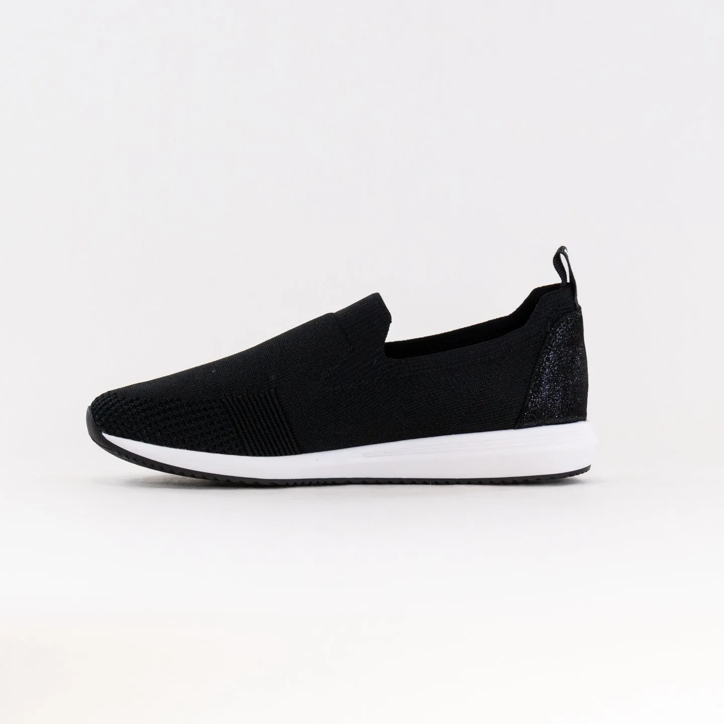 Ara Leena 2 Slip On Sneaker (Women's) - Black Woven Stretch