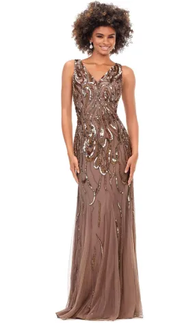 Ashley Lauren 11204 -Embellished Sleeveless Evening Gown