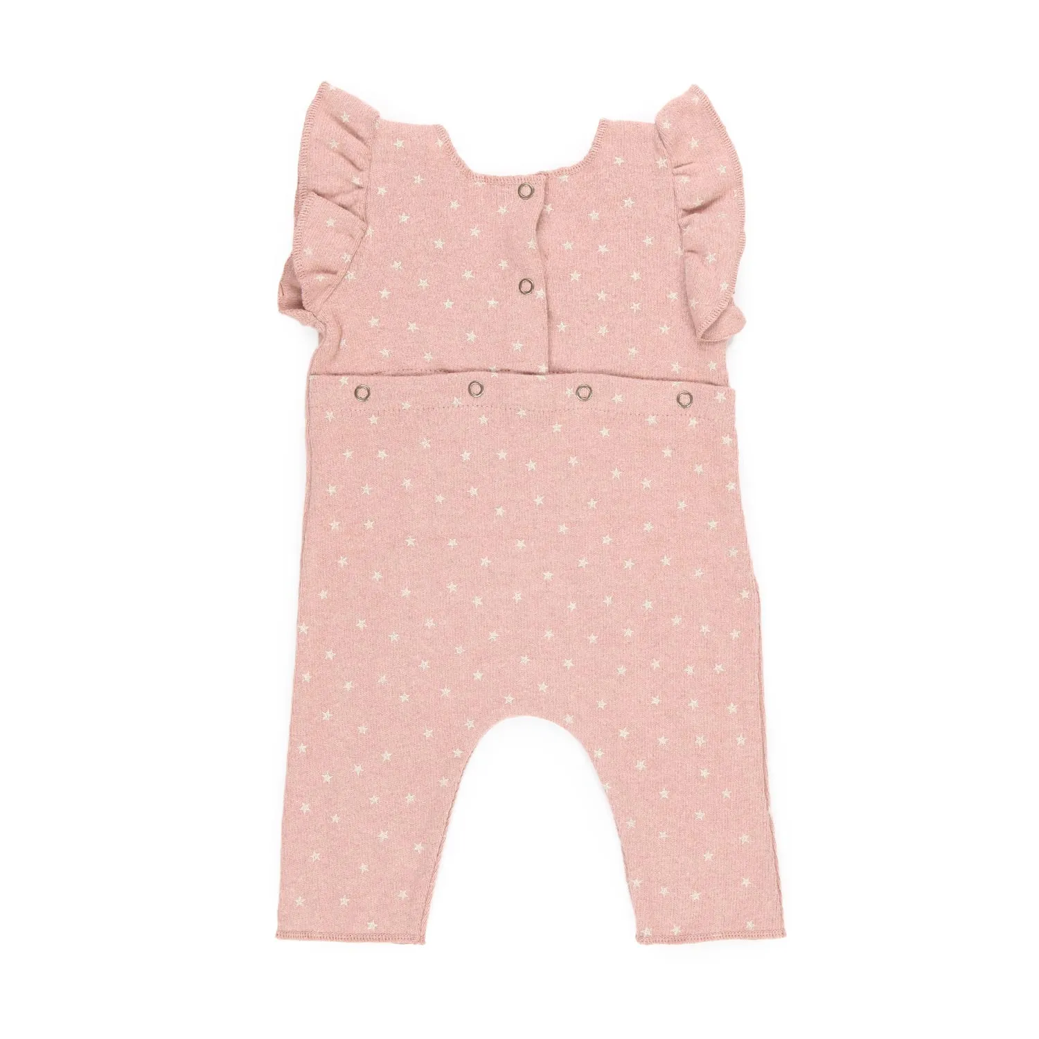 Babe & Tess Baby Girl Old Rose Romper