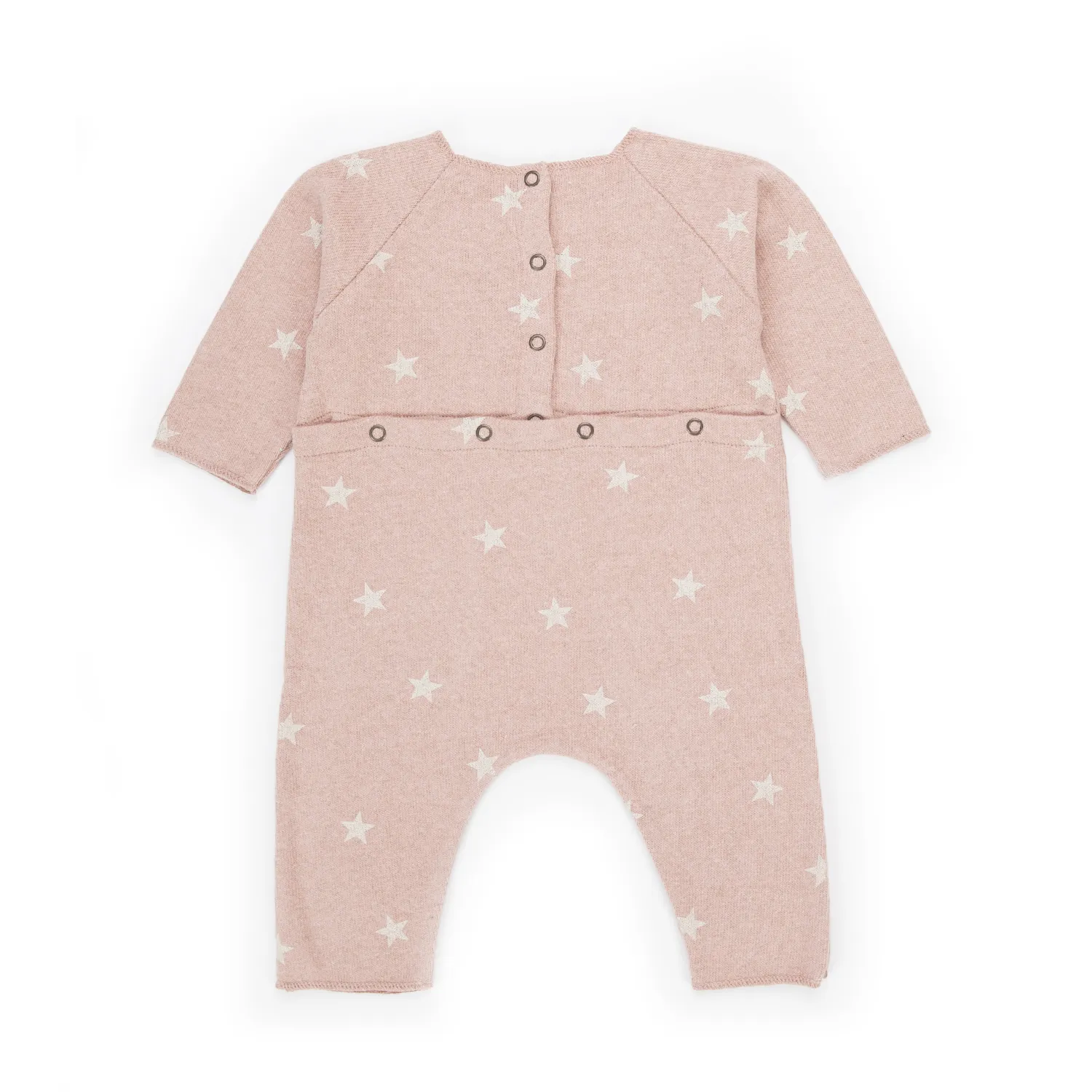 Babe & Tess Baby Pink Romper With Stars