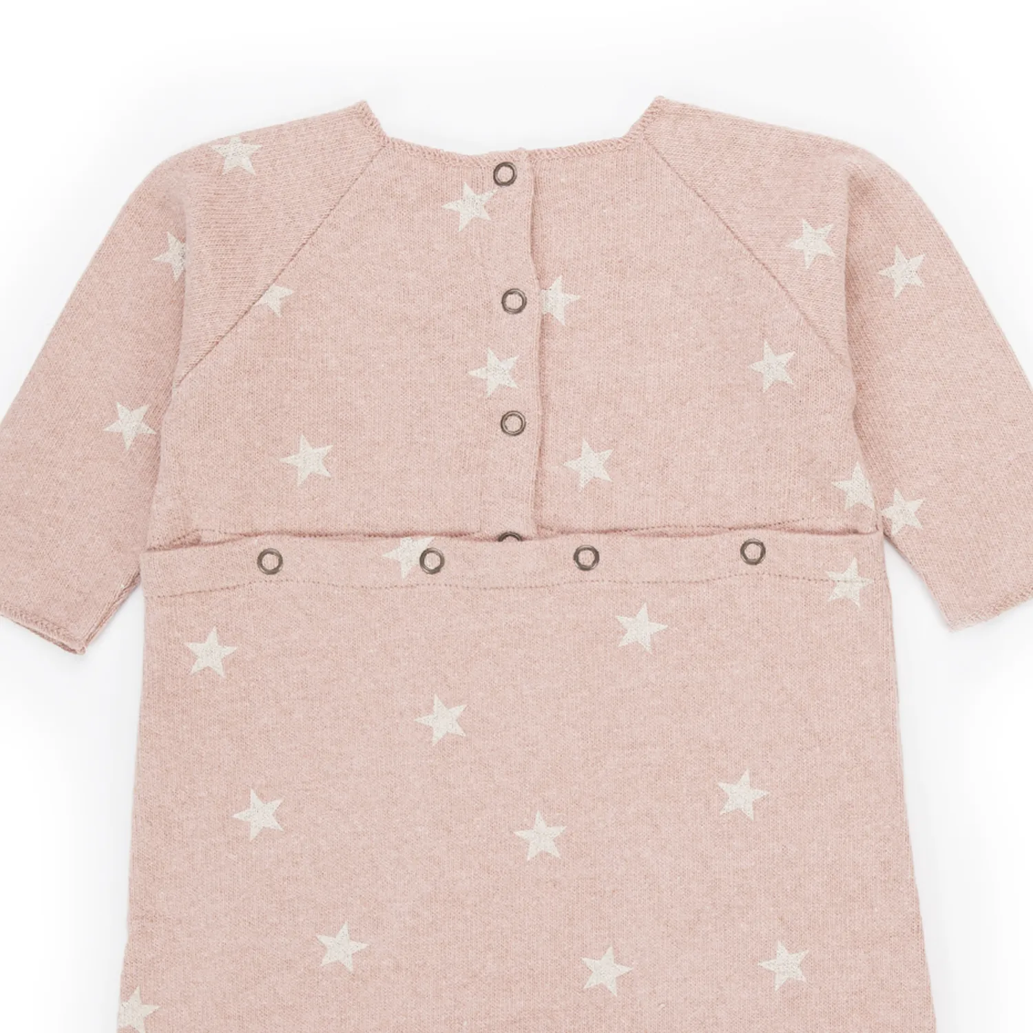 Babe & Tess Baby Pink Romper With Stars