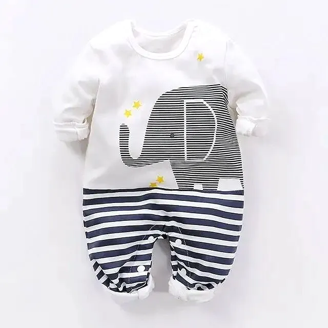 Baby Hooded Rompers Winter Boy Girl Clothes Newborn Thick Cotton Outfit Newborn Jumpsuit Children Costume toddler romper X420351