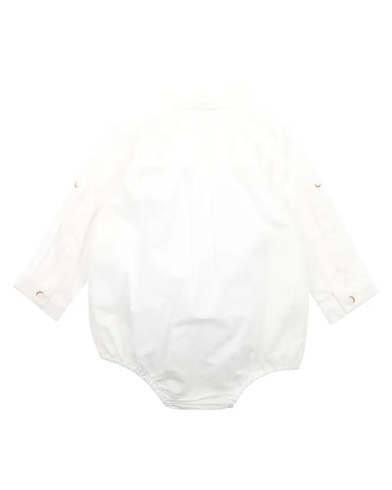 Bebe Liam Ivory Shirt Bodysuit