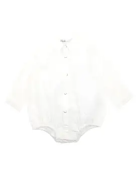 Bebe Liam Ivory Shirt Bodysuit