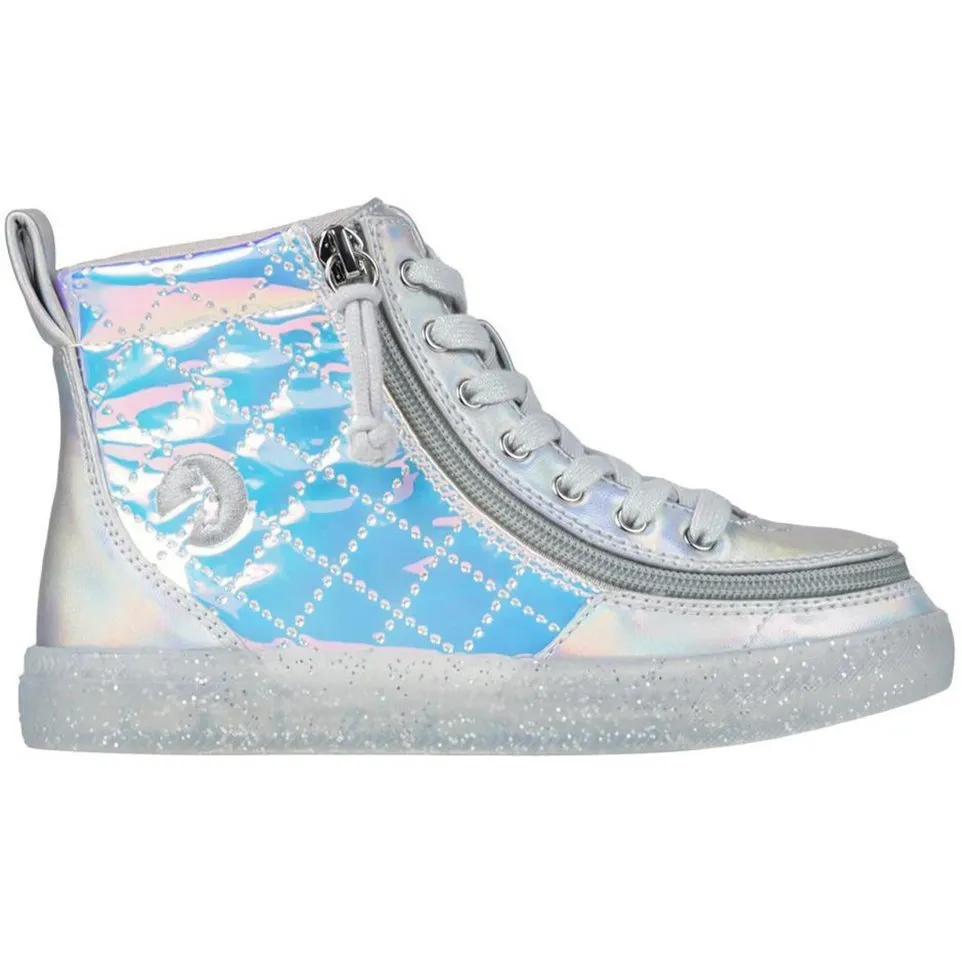 Billy Footwear (Toddlers) - High Top Frozen Faux Leather Shoes