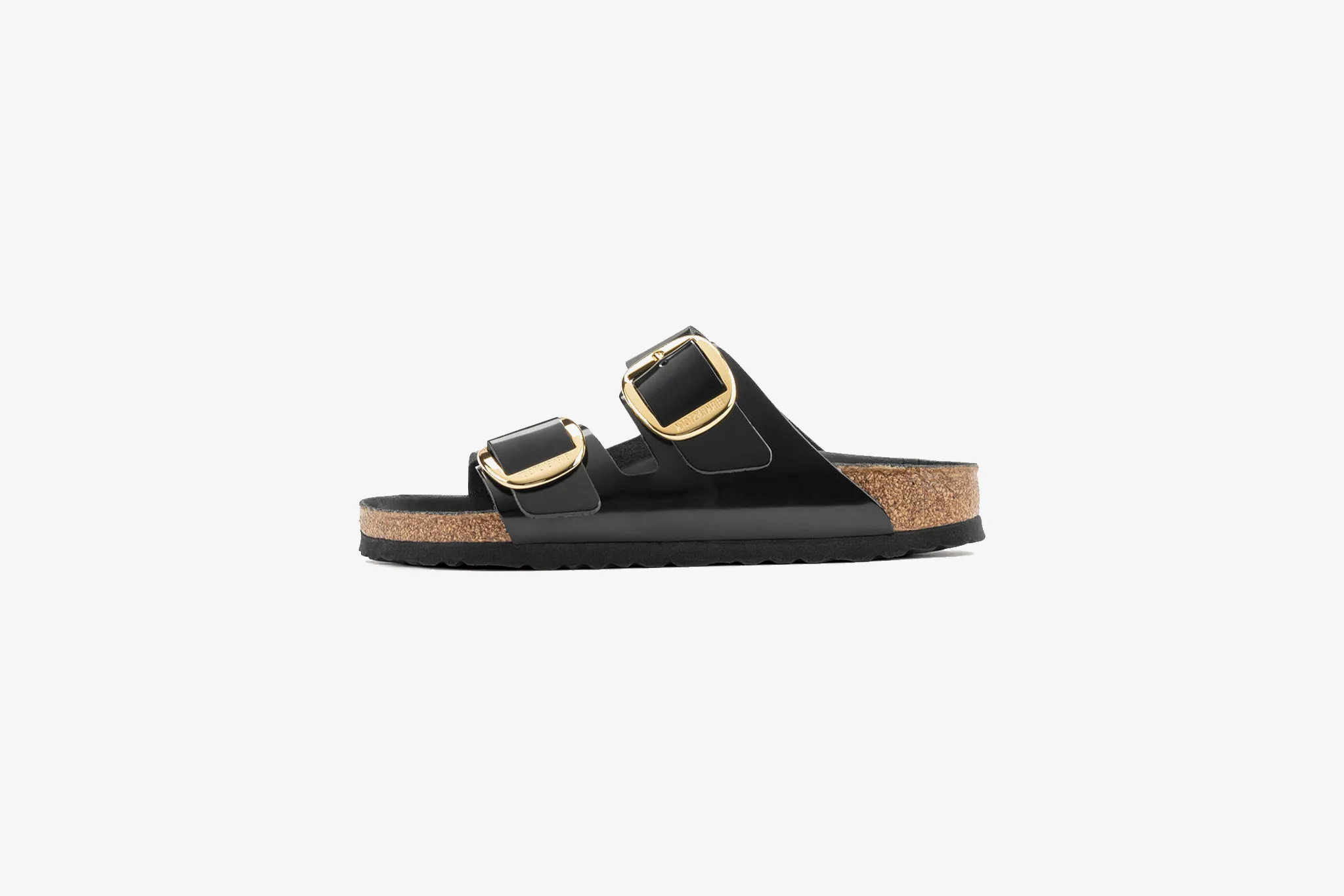 Birkenstock Arizona Big Buckle (Narrow Fit) W - High Shine Black