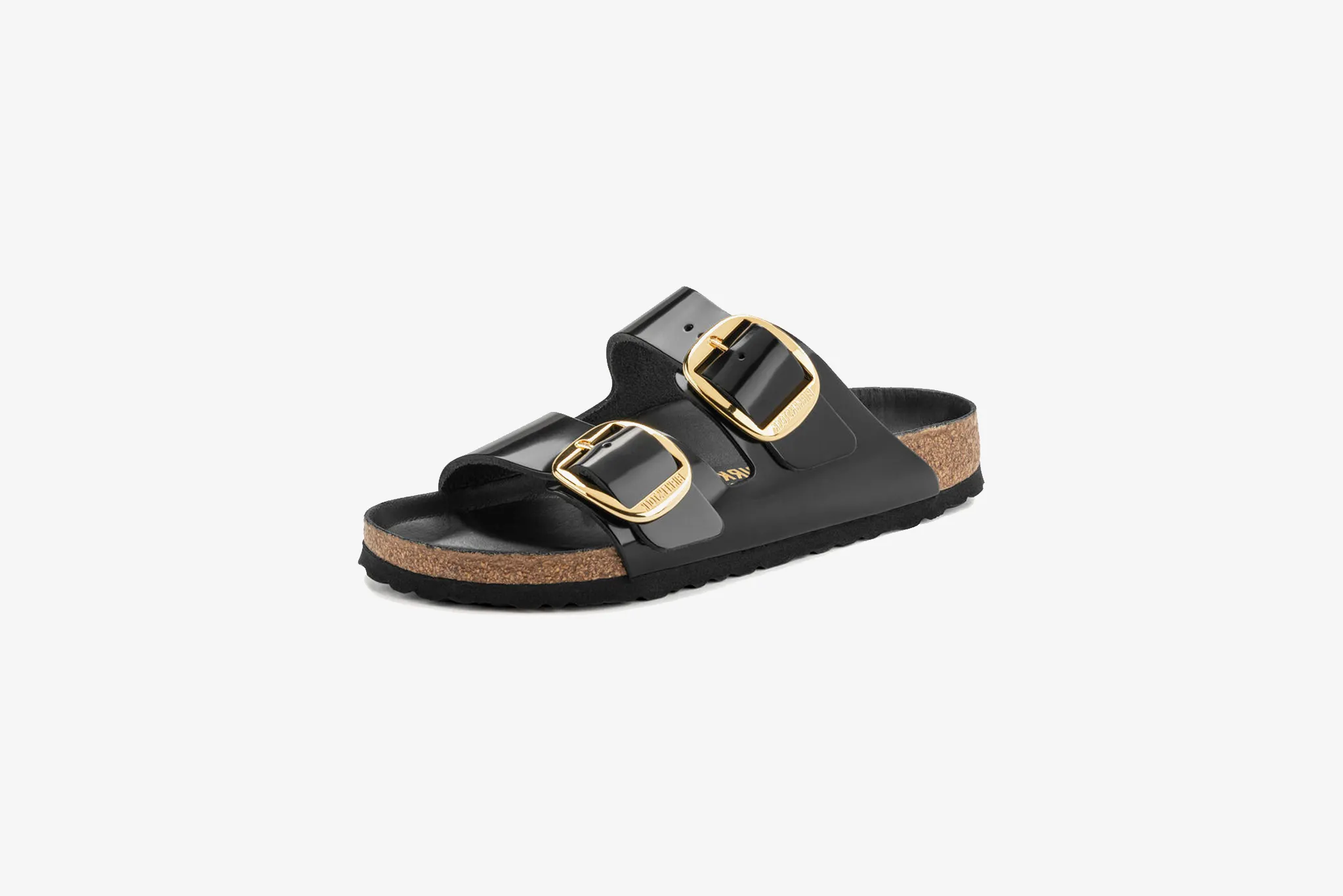 Birkenstock Arizona Big Buckle (Narrow Fit) W - High Shine Black