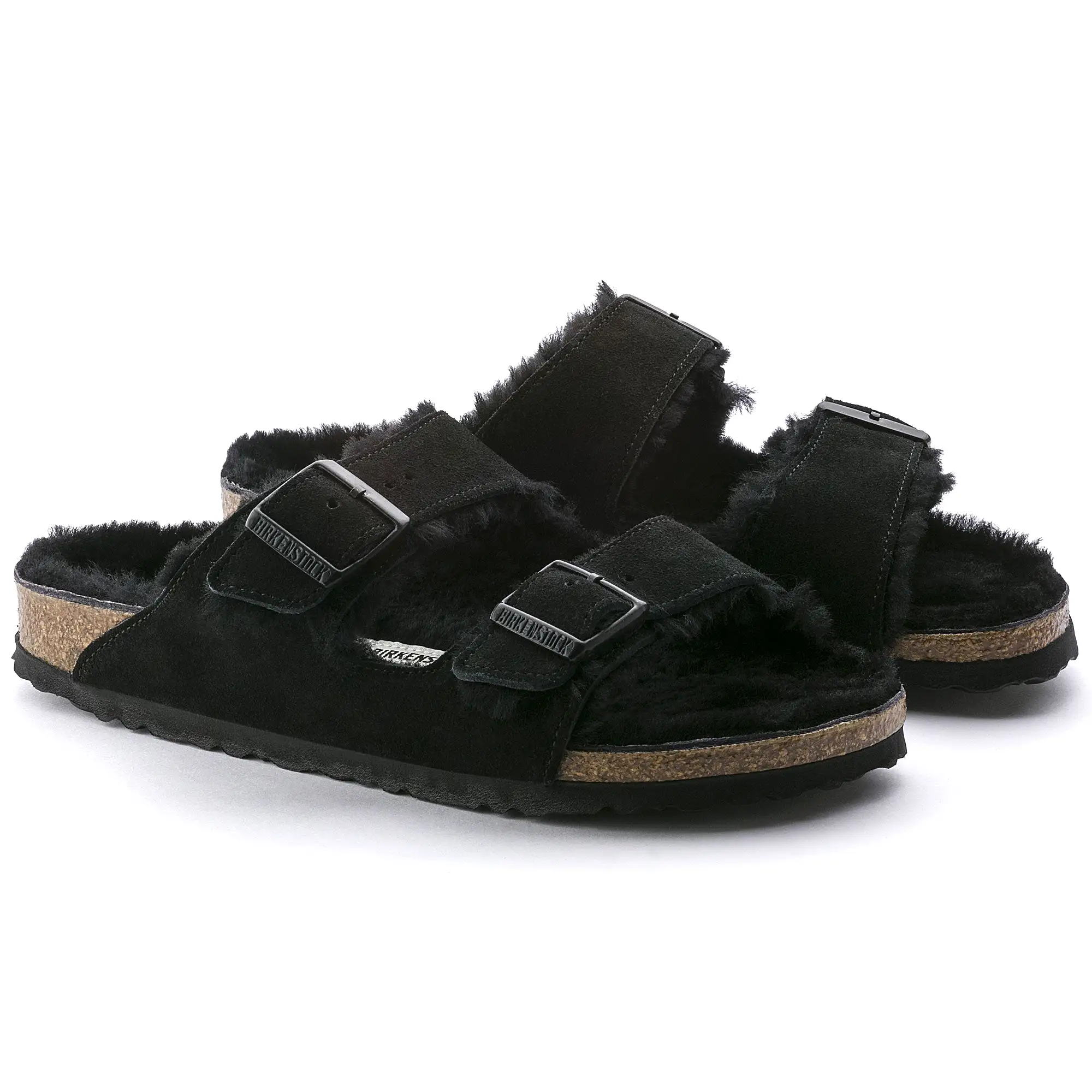 Birkenstock - Arizona Shearling Black N 752663