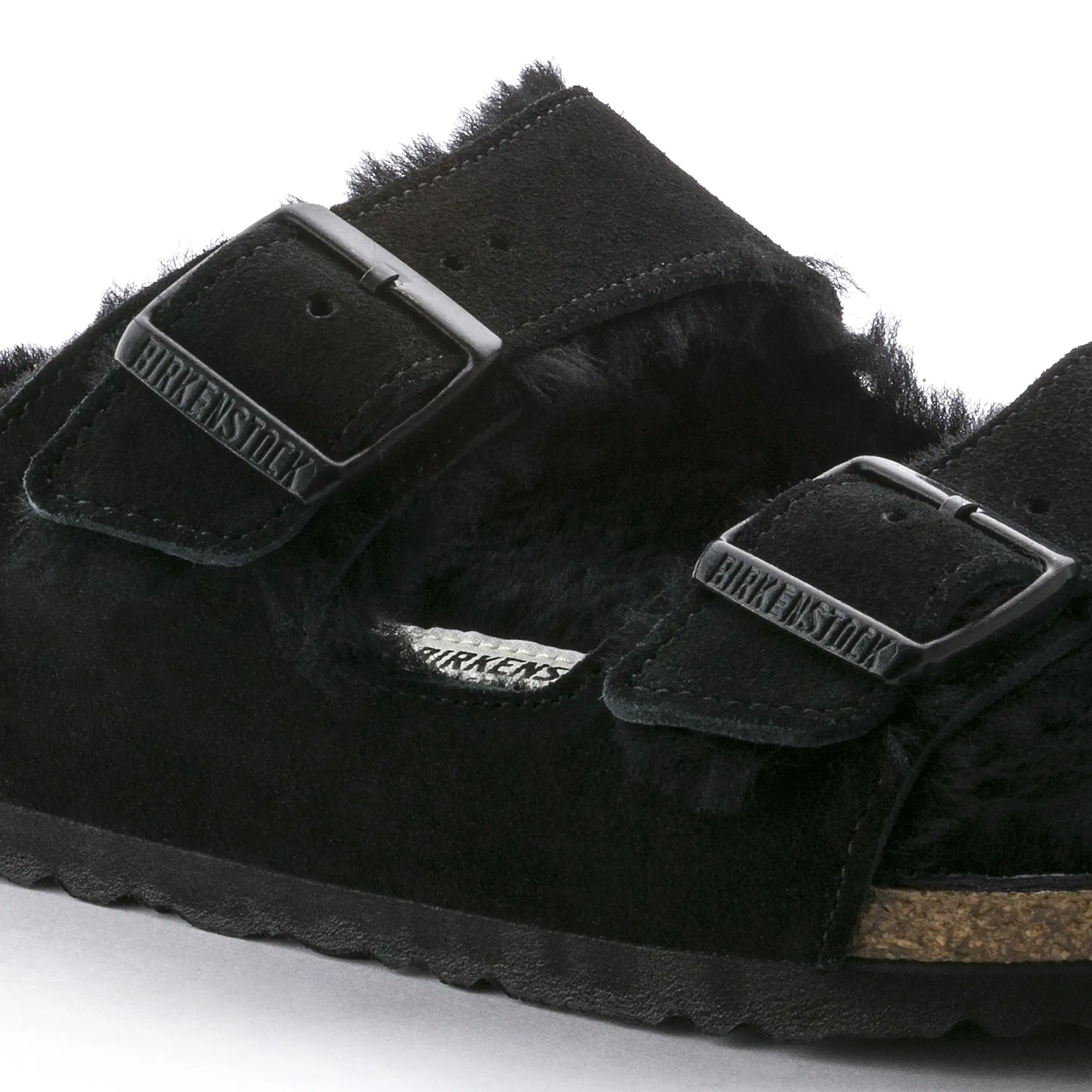 Birkenstock - Arizona Shearling Black N 752663