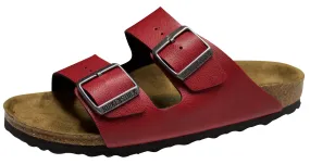 Birkenstock Arizona Vegan, Birko-Flor, Pull up Bordeaux