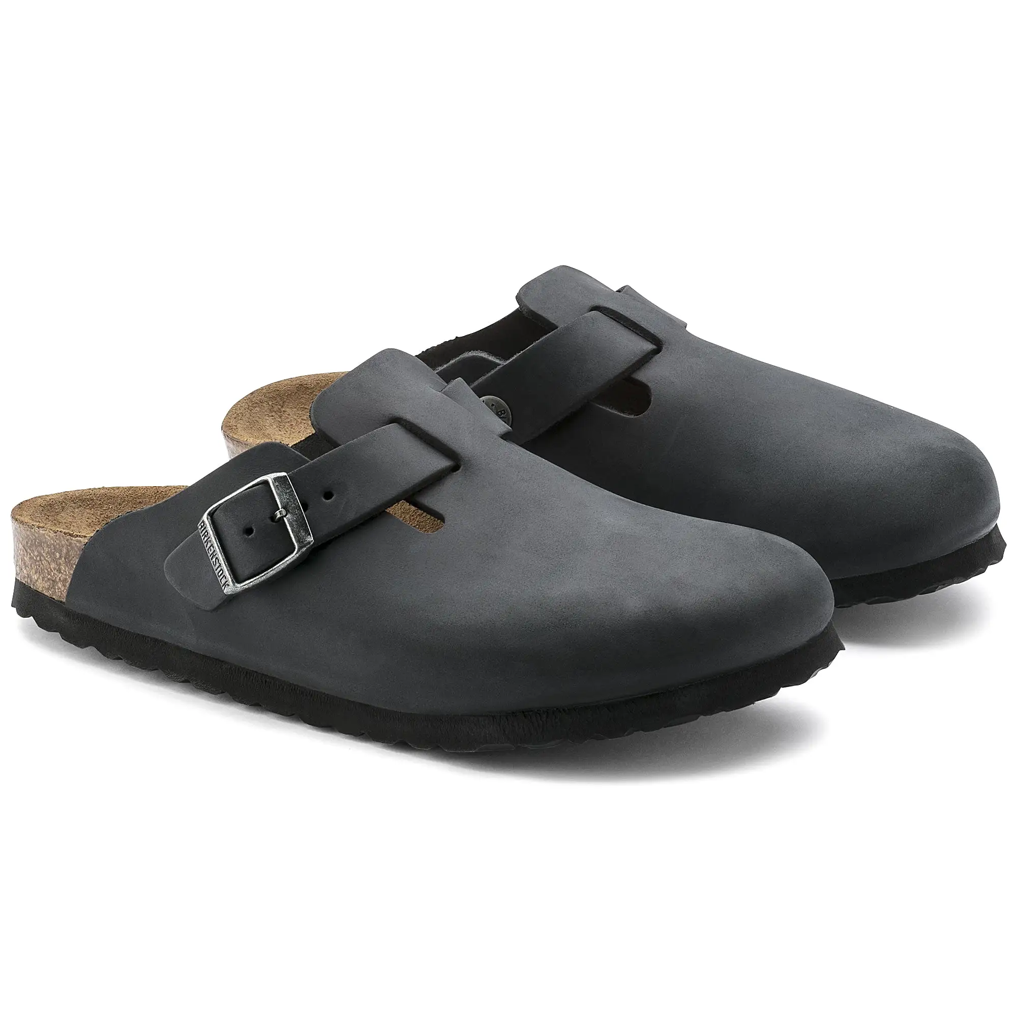 Birkenstock - Boston Oiled Black R 59461