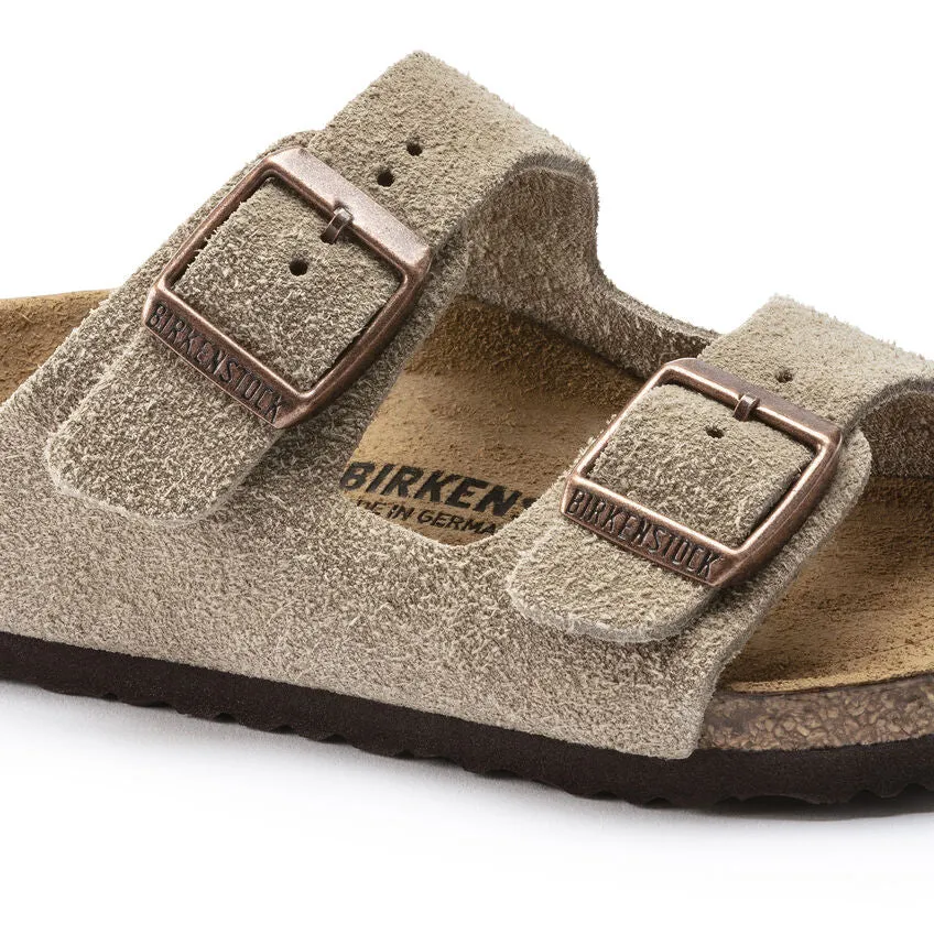 Birkenstock Kid's Arizona Suede in Taupe