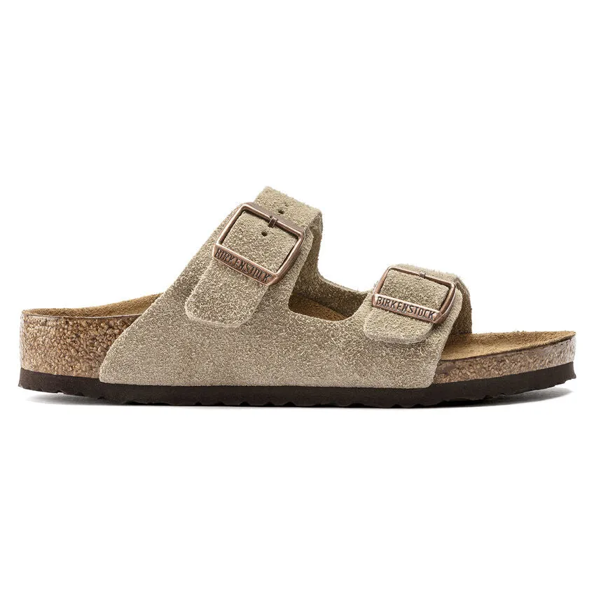 Birkenstock Kid's Arizona Suede in Taupe