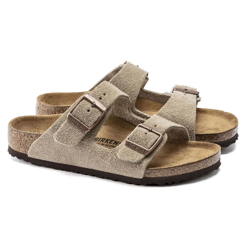 Birkenstock Kid's Arizona Suede in Taupe