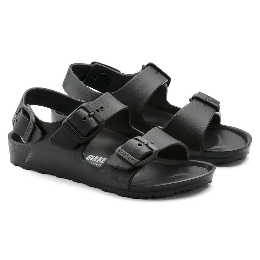 Birkenstock Kids Unisex Milano EVA Sandals-Black