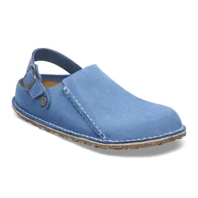 Birkenstock Lutry Premium Suede Leather: Elemental Blue 