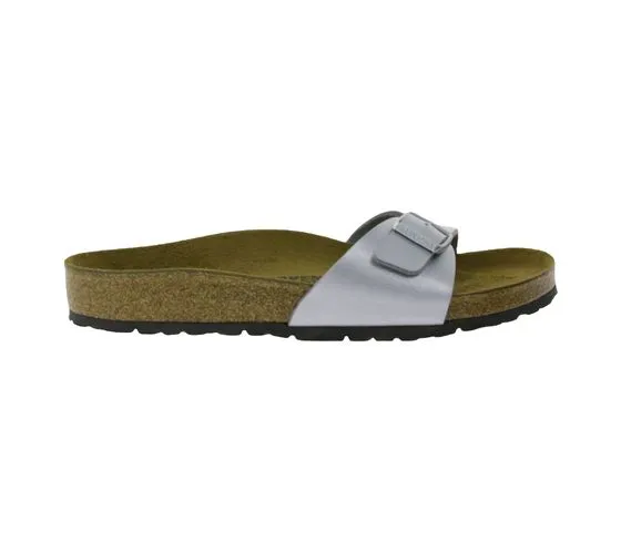 BIRKENSTOCK Madrid zoccoli Made in Germany sandalo larghezza normale 0040411 argento