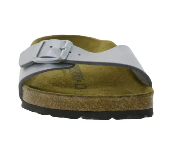 BIRKENSTOCK Madrid zoccoli Made in Germany sandalo larghezza normale 0040411 argento