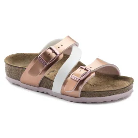 Birkenstock Salina Kids, Soft Metallics Rose White, Birko-Flor