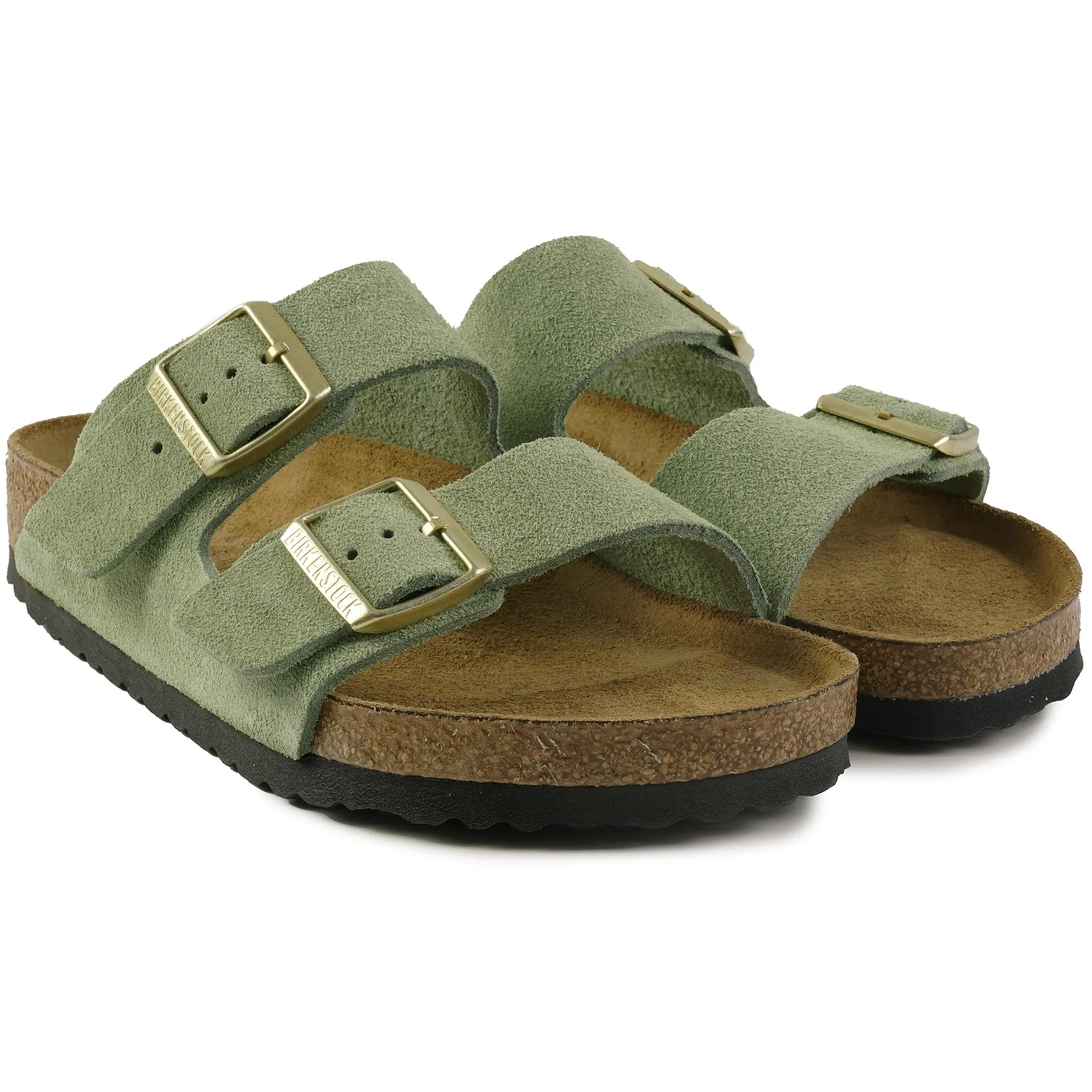 Birkenstock Womens Arizona Soft Footbed - Green Tea