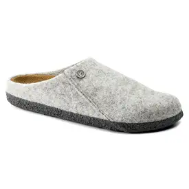 Birkenstock Zermatt Light Grey- Pantofola in Lana Donna