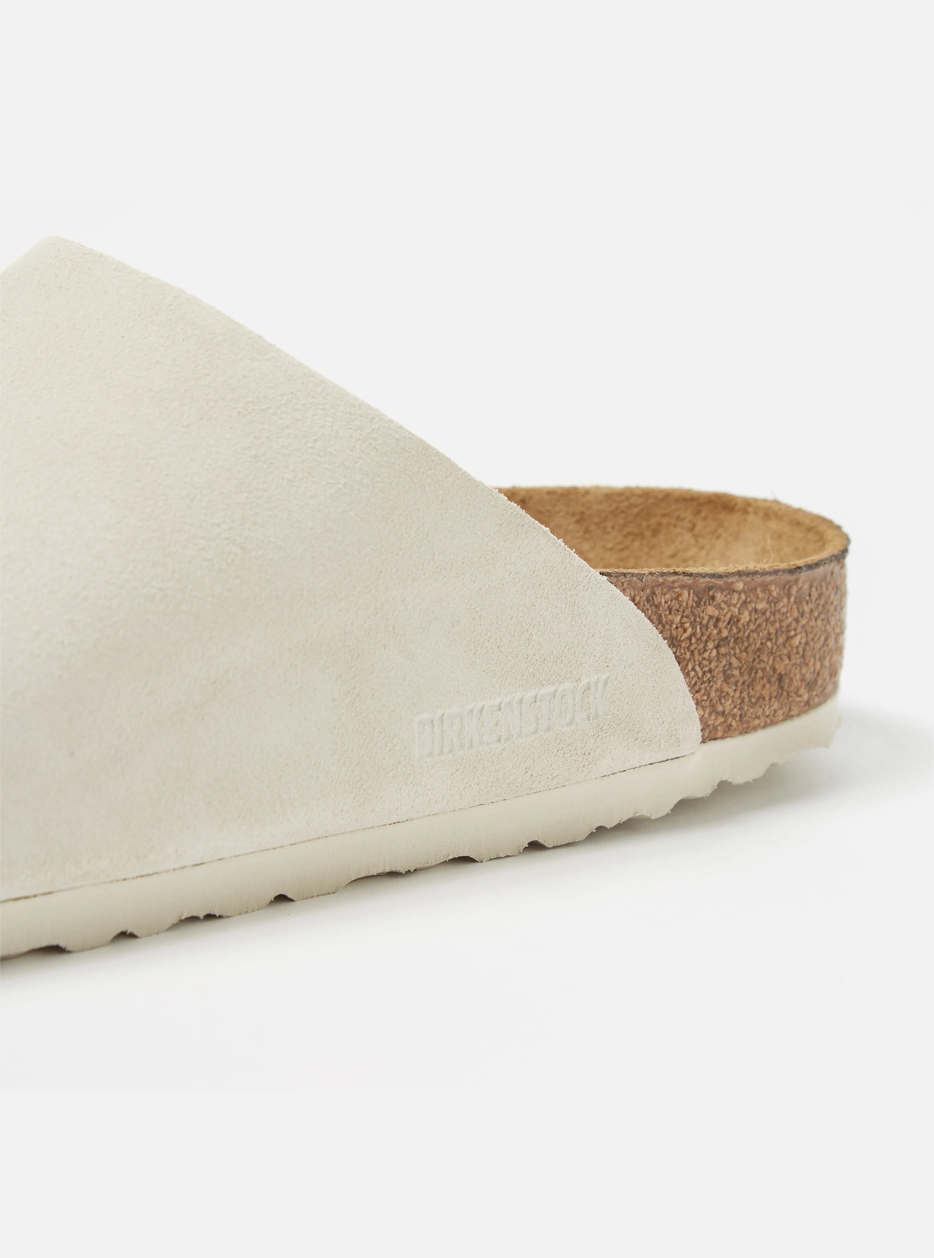 Birkenstock Zürich in Antique White Suede