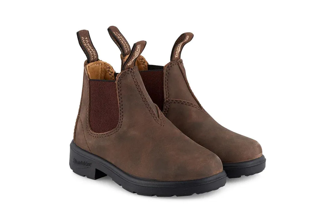 Blundstone - 565 Kids Rustic Brown Leather Boots