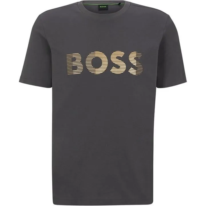 BOSSHOSS  |Unisex Street Style U-Neck Plain Logo Skater Style T-Shirts