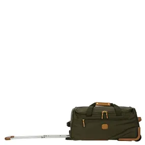 Bric's X-BAG 21 CARRY-ON ROLLING DUFFLE BAG - OLIVE