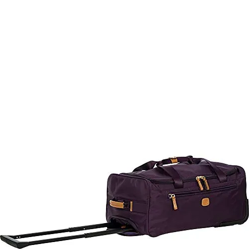 Bric's X-Bag/x-Travel 2.0 21 Inch Carry-on Rolling Duffle Duffel, Violet One Size