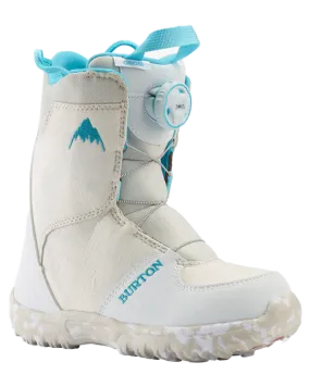 Burton Kids Grom Boa Snowboard Boots - White - 2023