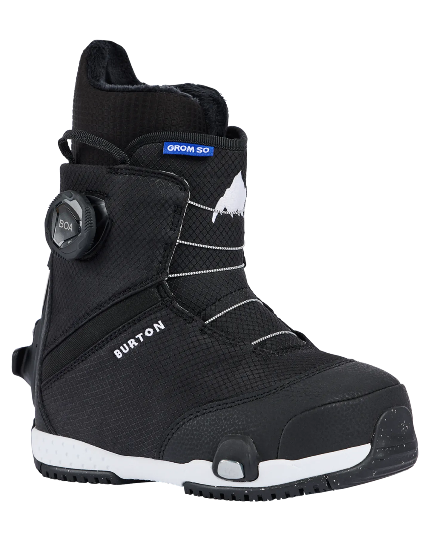 Burton Kids' Grom Step On Snowboard Boots - Black | Shop Snowboard Boots at Trojan Wake Ski Snow & Snow Skiers Warehouse