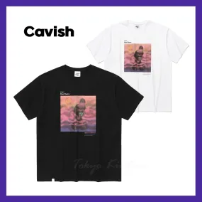 CAVISH  |Unisex Street Style Logo T-Shirts